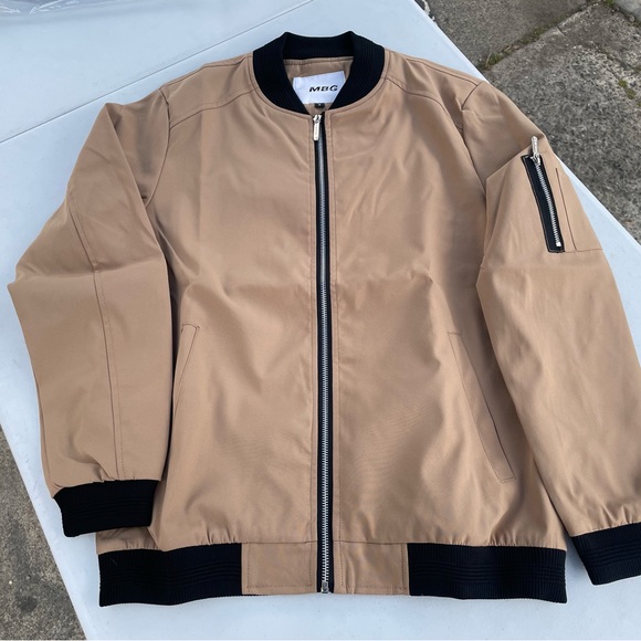 Spring New Men Zipper Bomber Jacket Men Casual Streetwear Hip Hop Slim Fit - Picture 8 of 14